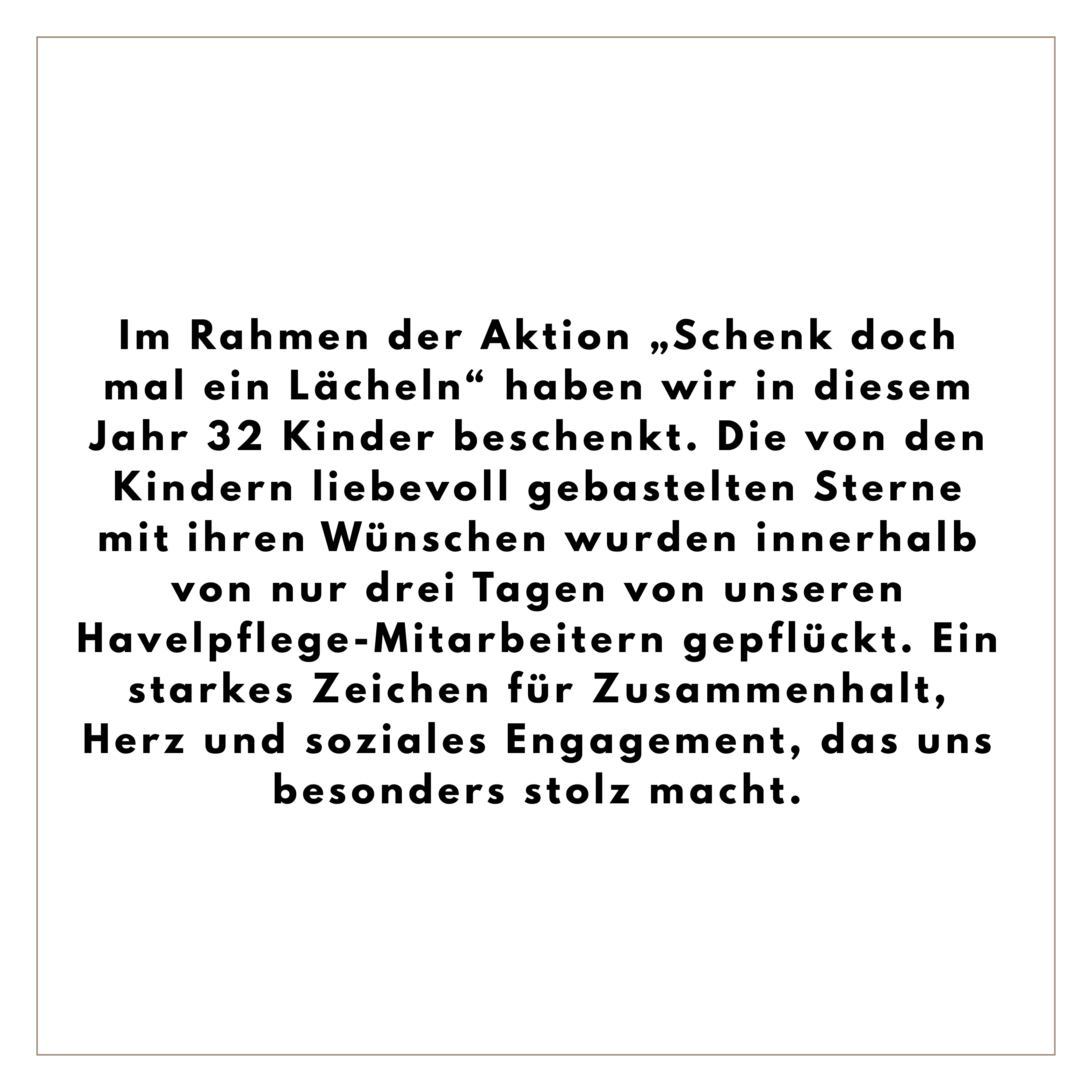 Aktion L&auml;cheln Text